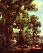 Landschaft mit Ziegenhirt Claude Lorrain